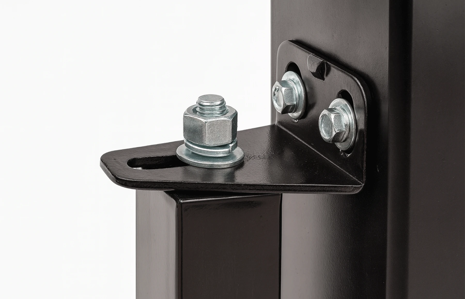 Set porti metalice din aluminiu, model Light Straight, Negru, Gama Light