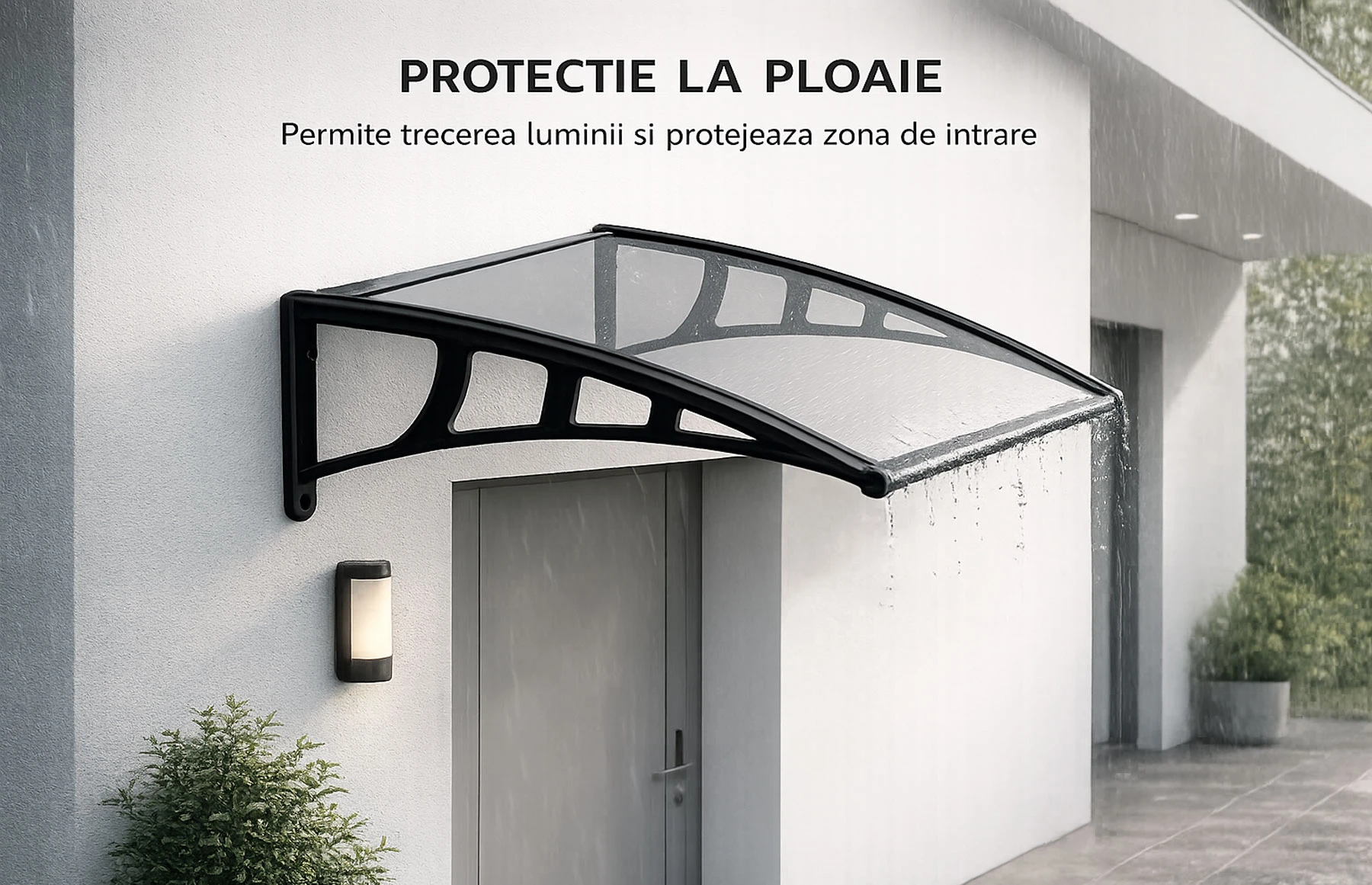 Copertina din plastic Lilly, Dimensiune  700 x 1200 mm, Culoare policarbonat: Transparent