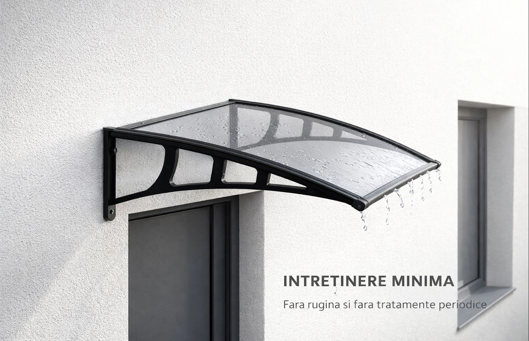 Copertina din plastic Lilly, Dimensiune  700 x 1200 mm, Culoare policarbonat: Transparent