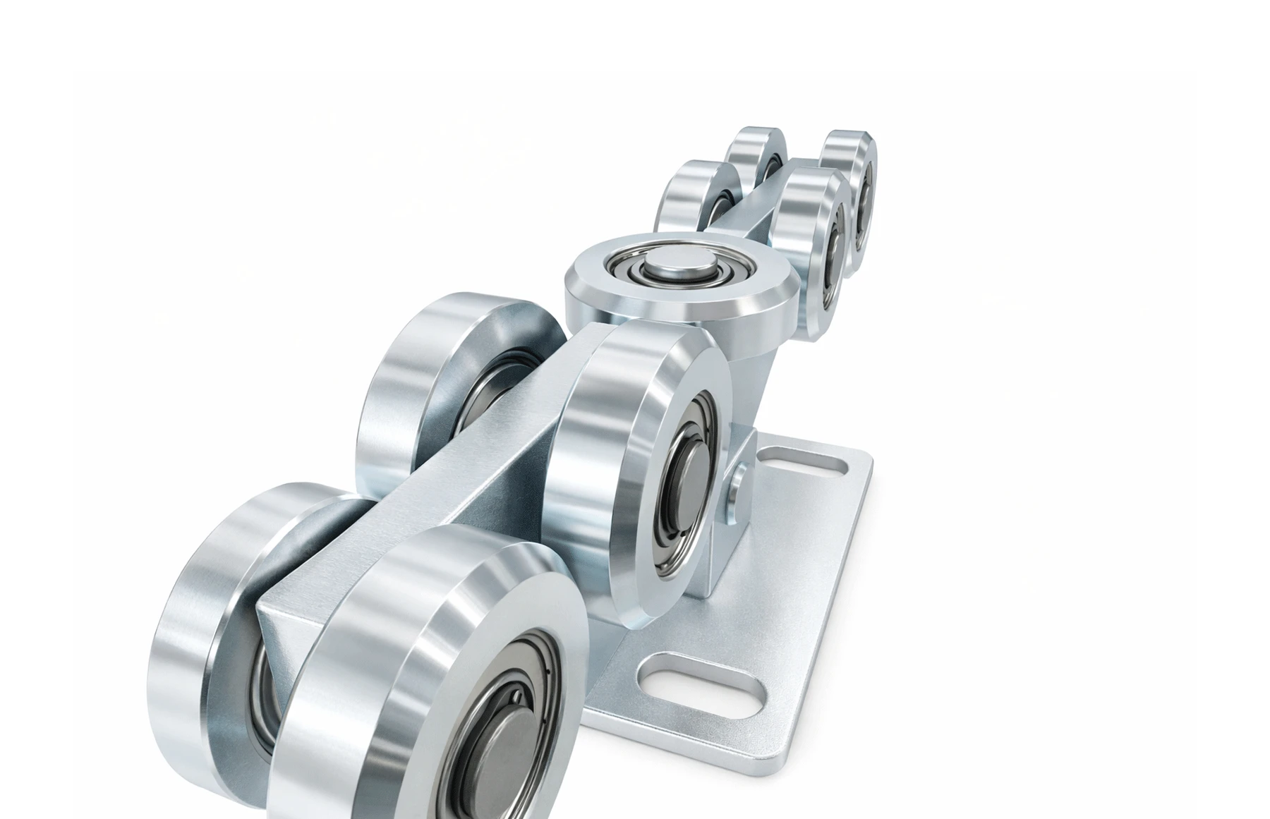 Kit poarta autoportanta D9, 12metri sina, greutate sustinuta 700kg