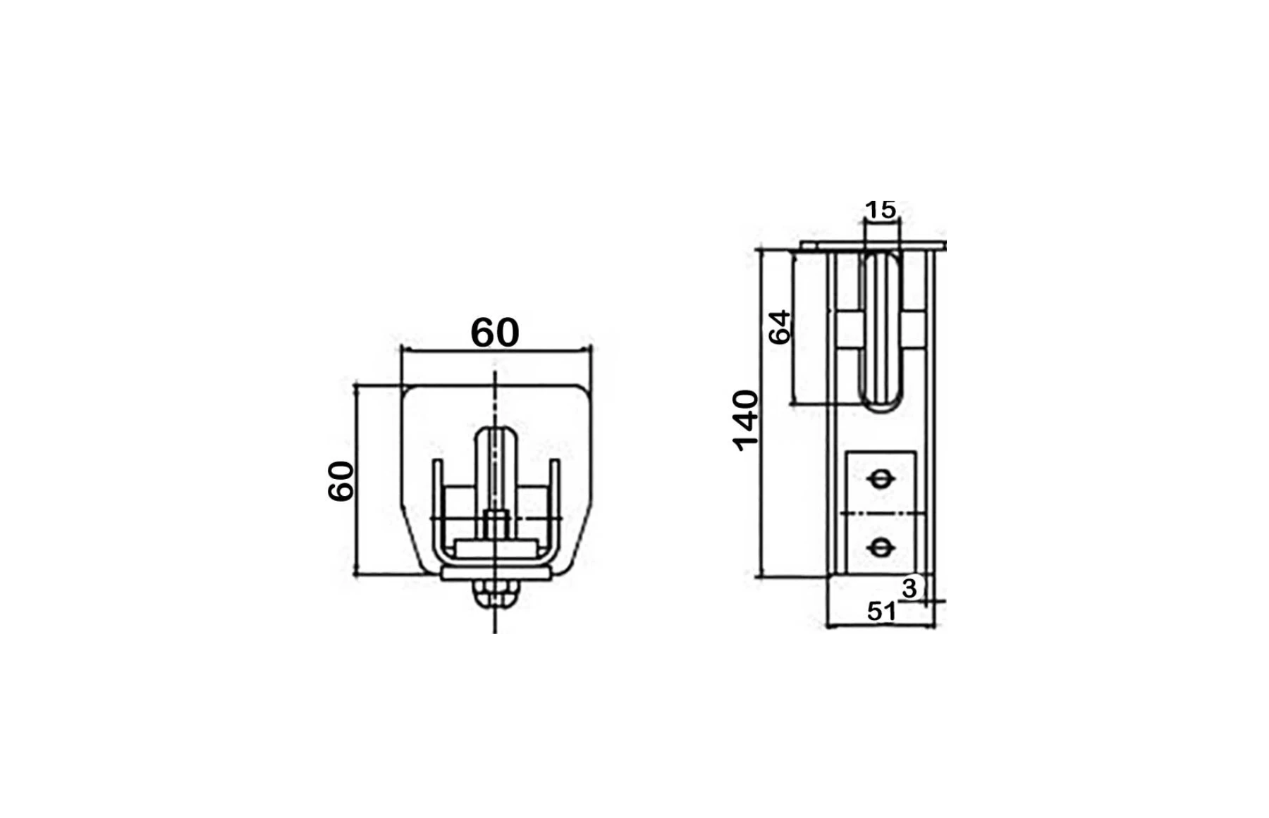 Kit poarta autoportanta XS5 MAX, 5.8 metri sina, greutate sustinuta 350kg