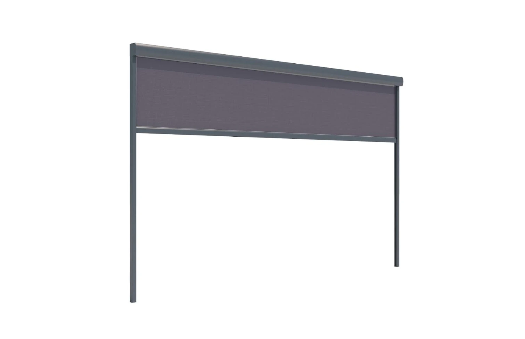 Plasa UMBRIRE Anti-UV pentru Pergola, 3000x2500mm, Dimensiune 2770x2288mm, Cadru Gri RAL 7016, Plasa Gri 