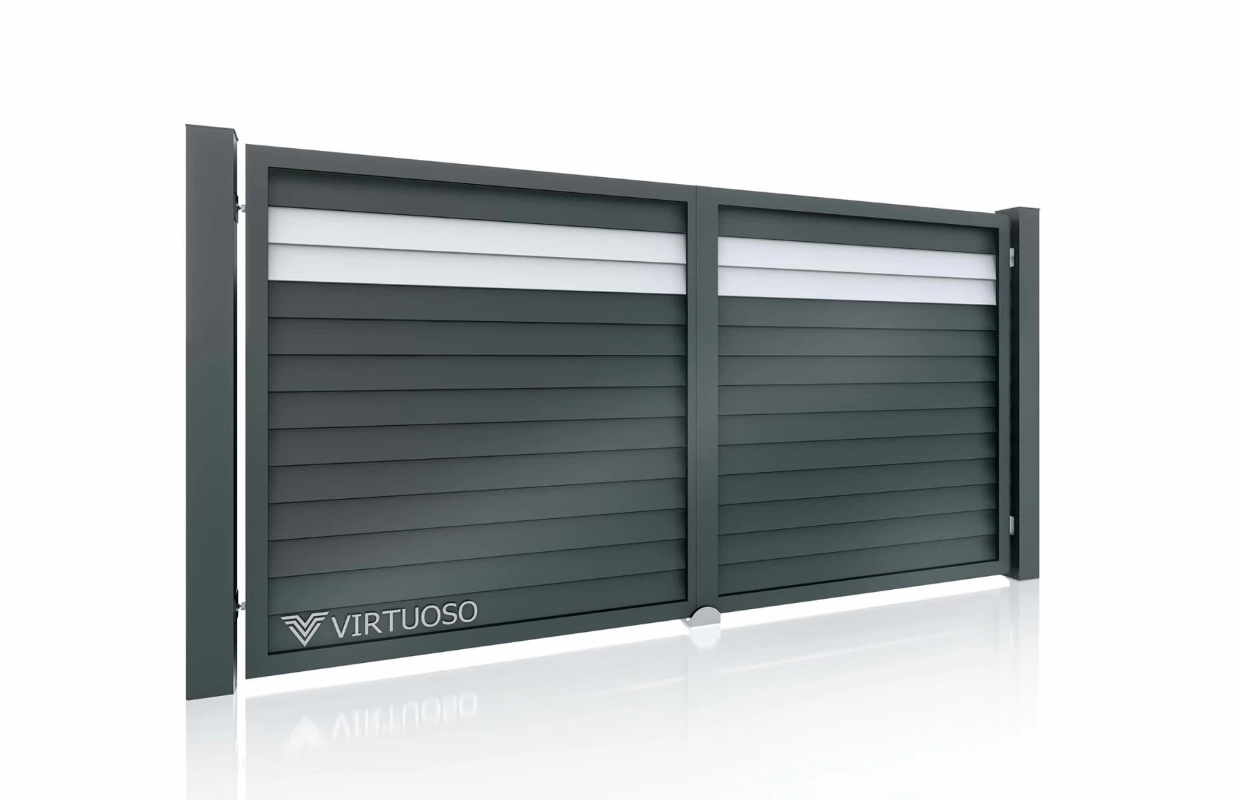 Poarta auto batanta, Zeus, Aluminiu