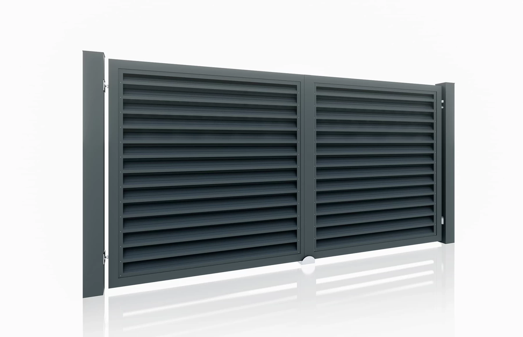  Poarta auto batanta, Jaluzea, Aluminiu