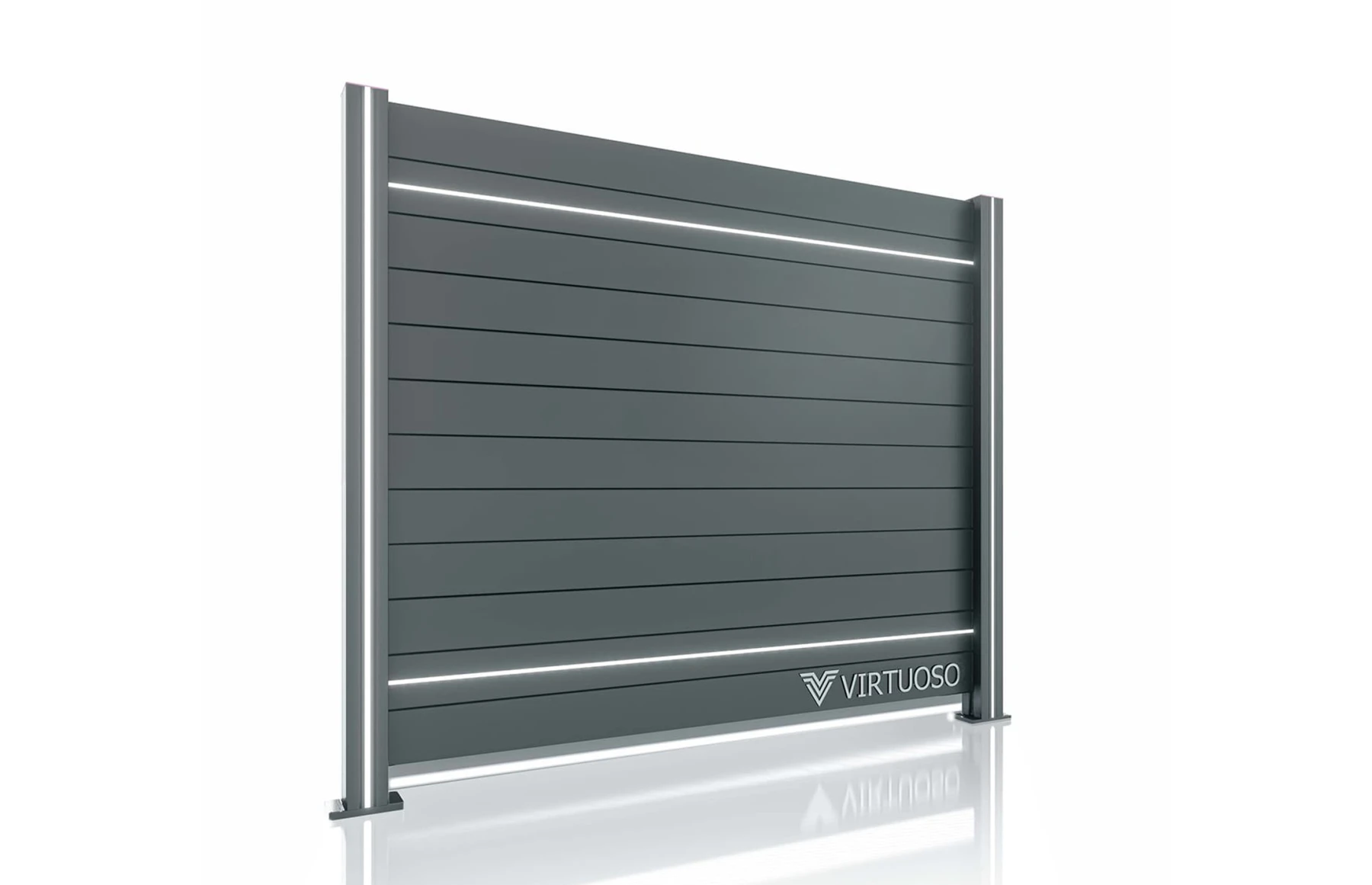 Gard cu LED Bacus Aluminiu