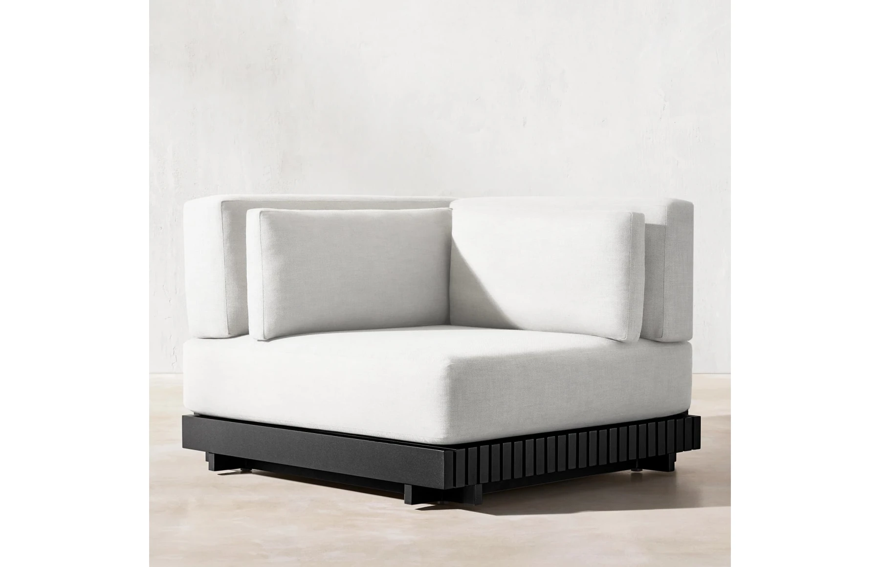 Coltar dreapta premium din aluminiu, pentru terasa/gradina/balcon, model Kyoto