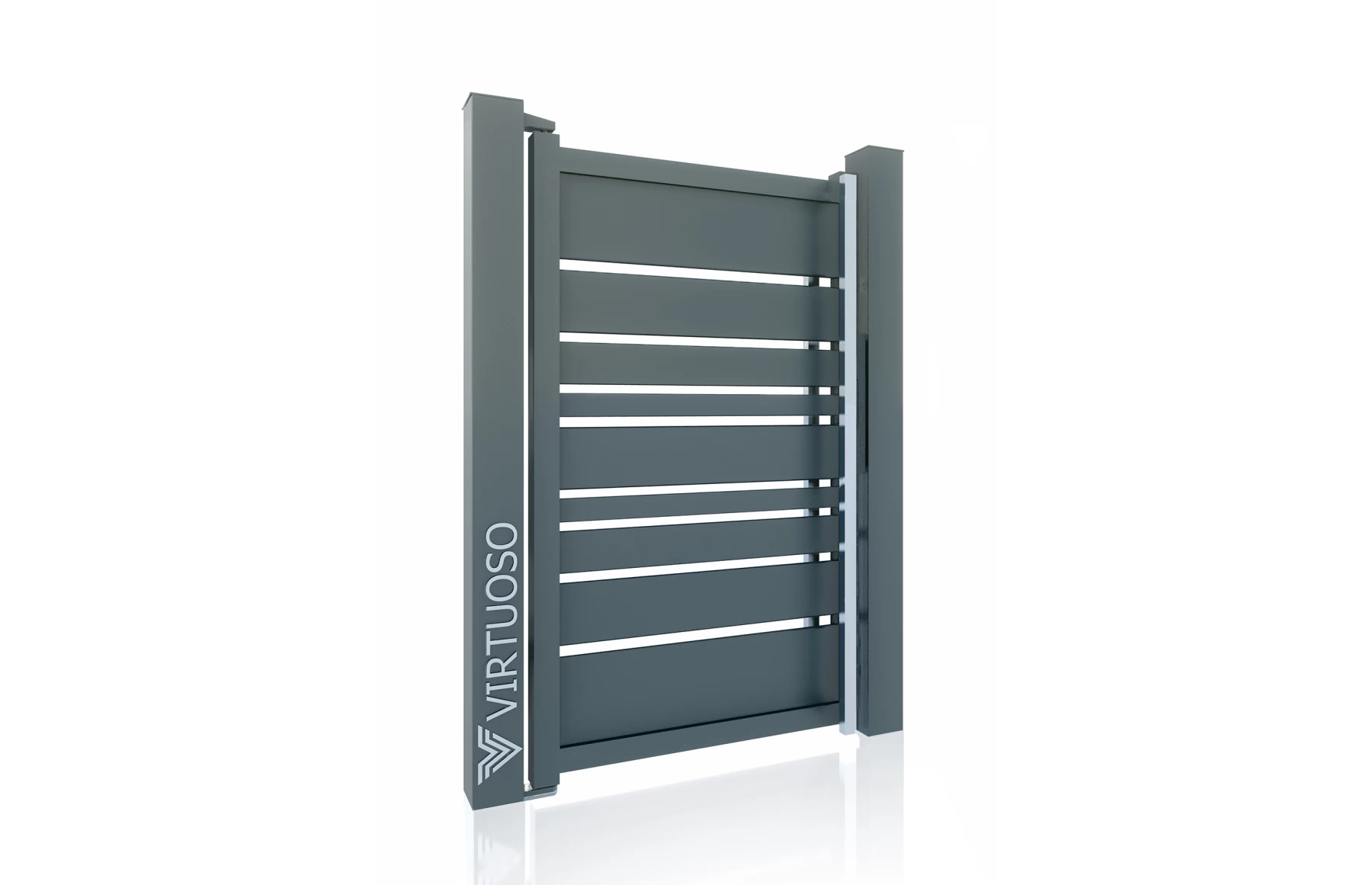 Poarta pietonala metalica din aluminiu, model Pegasus