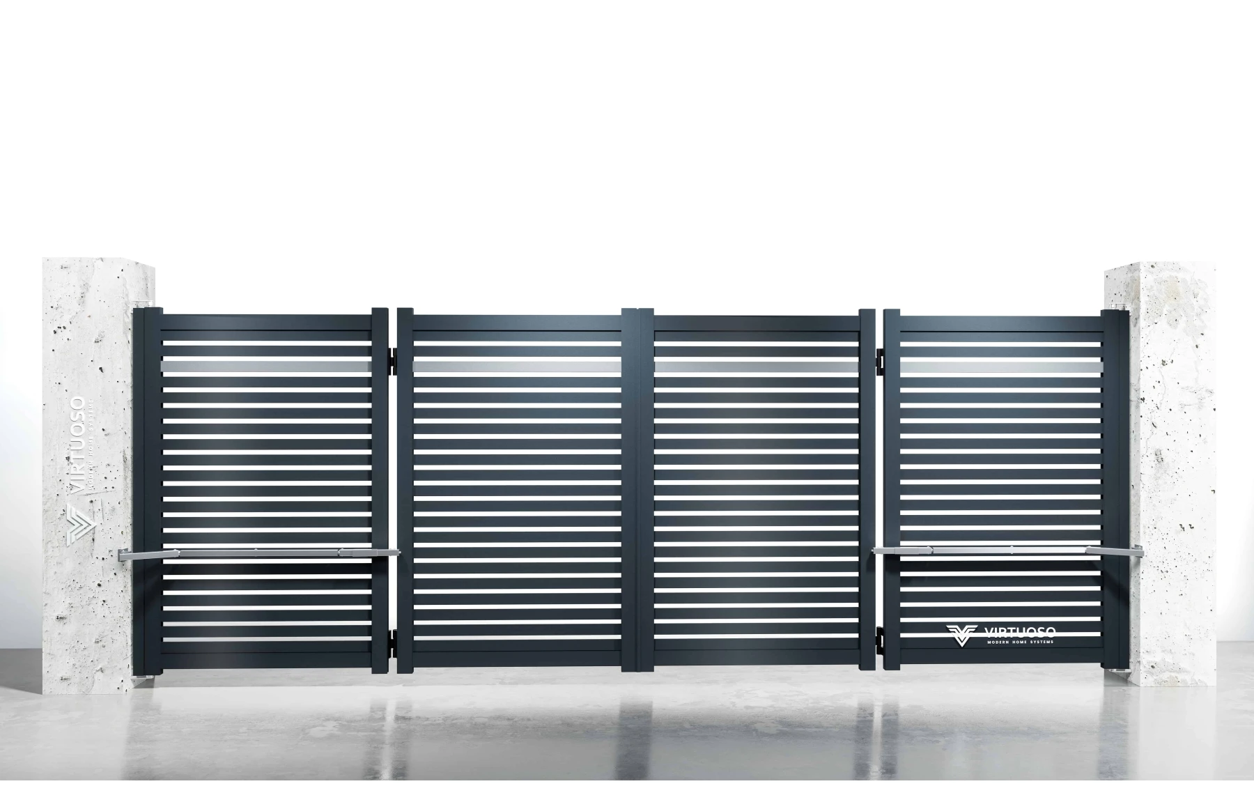 Poarta bi-fold articulata, Invictus, Aluminiu