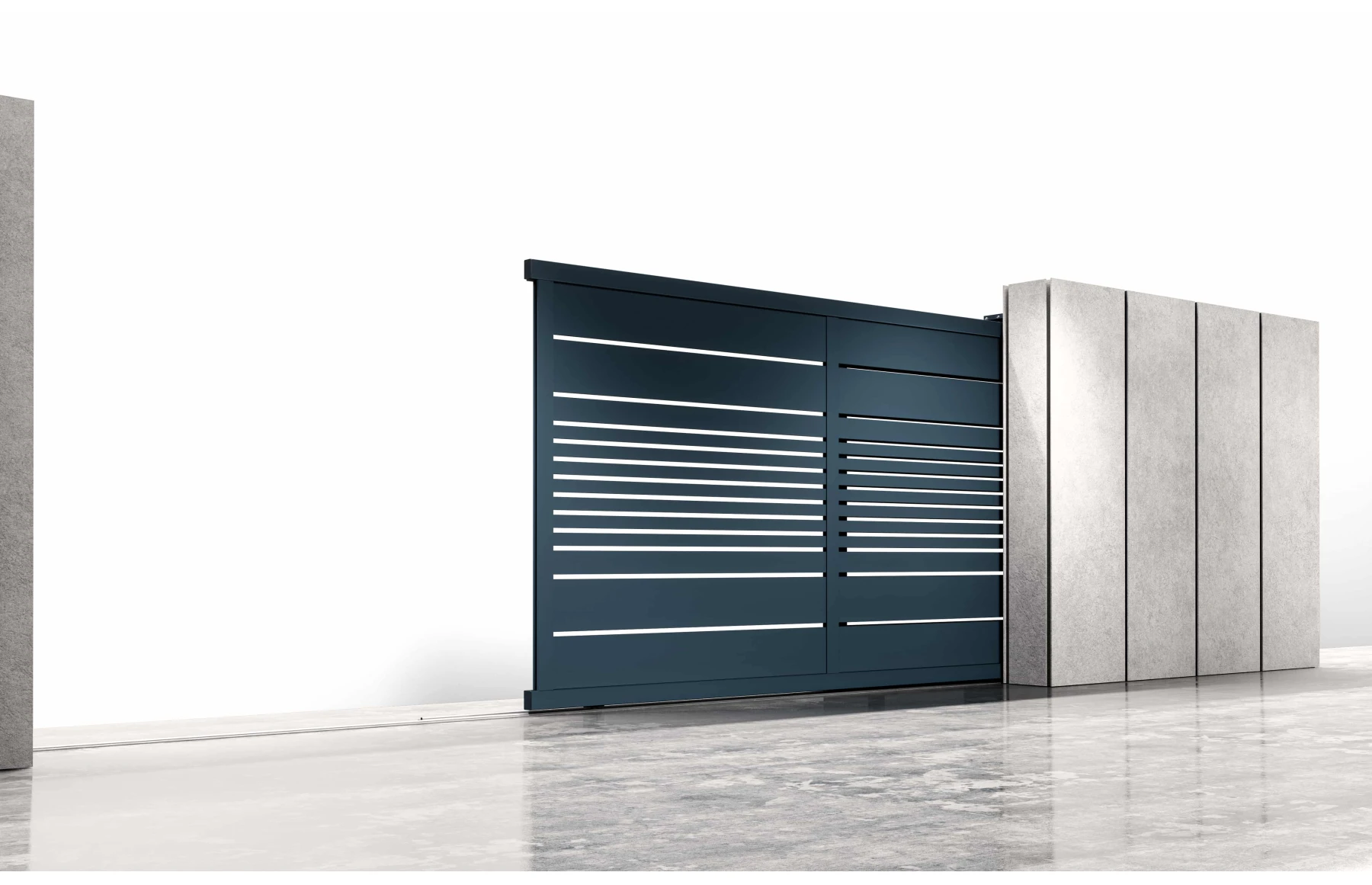 Poarta armonica telescopica, Odiseu, Aluminiu