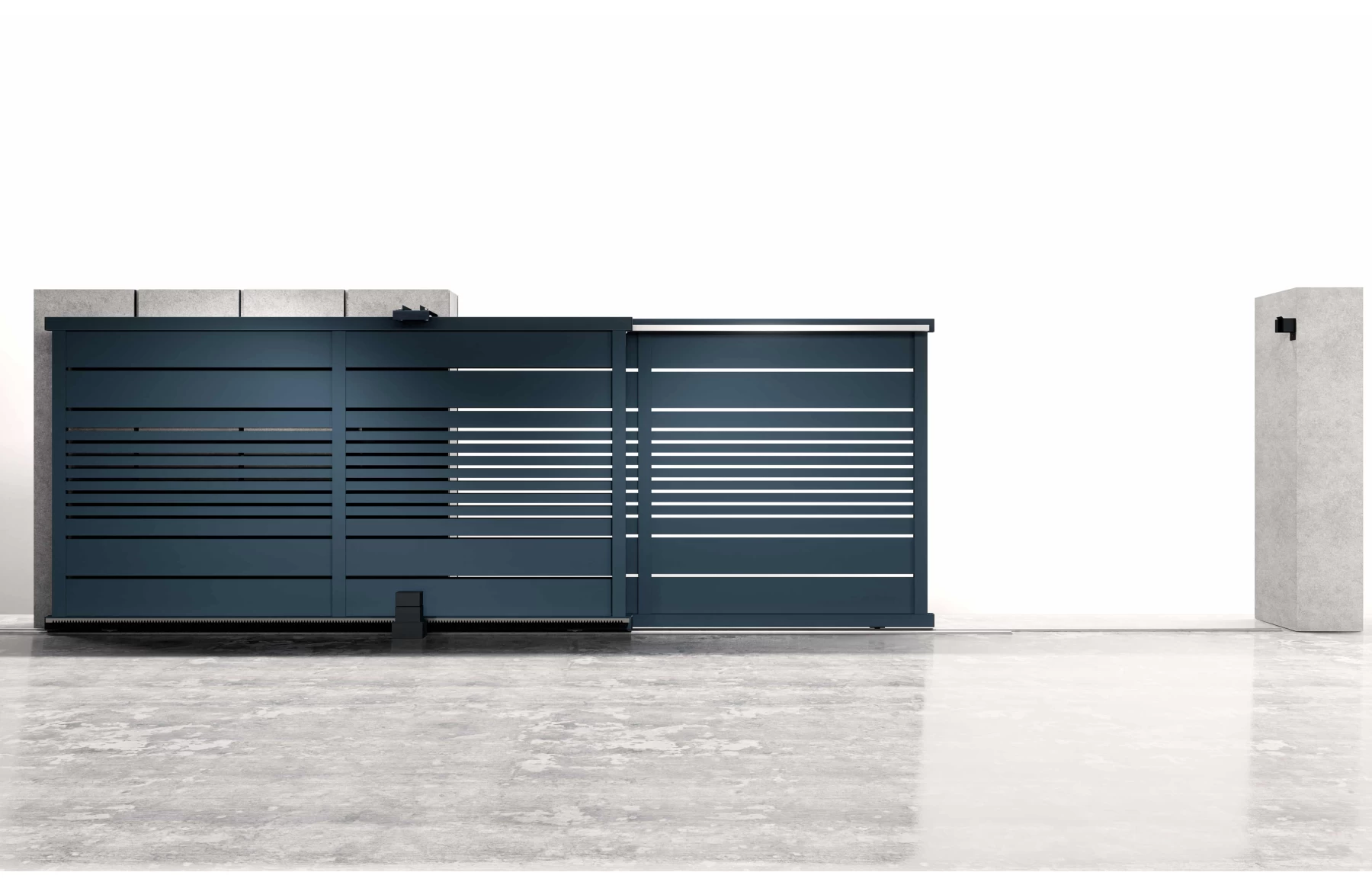 Poarta armonica telescopica, Odiseu, Aluminiu