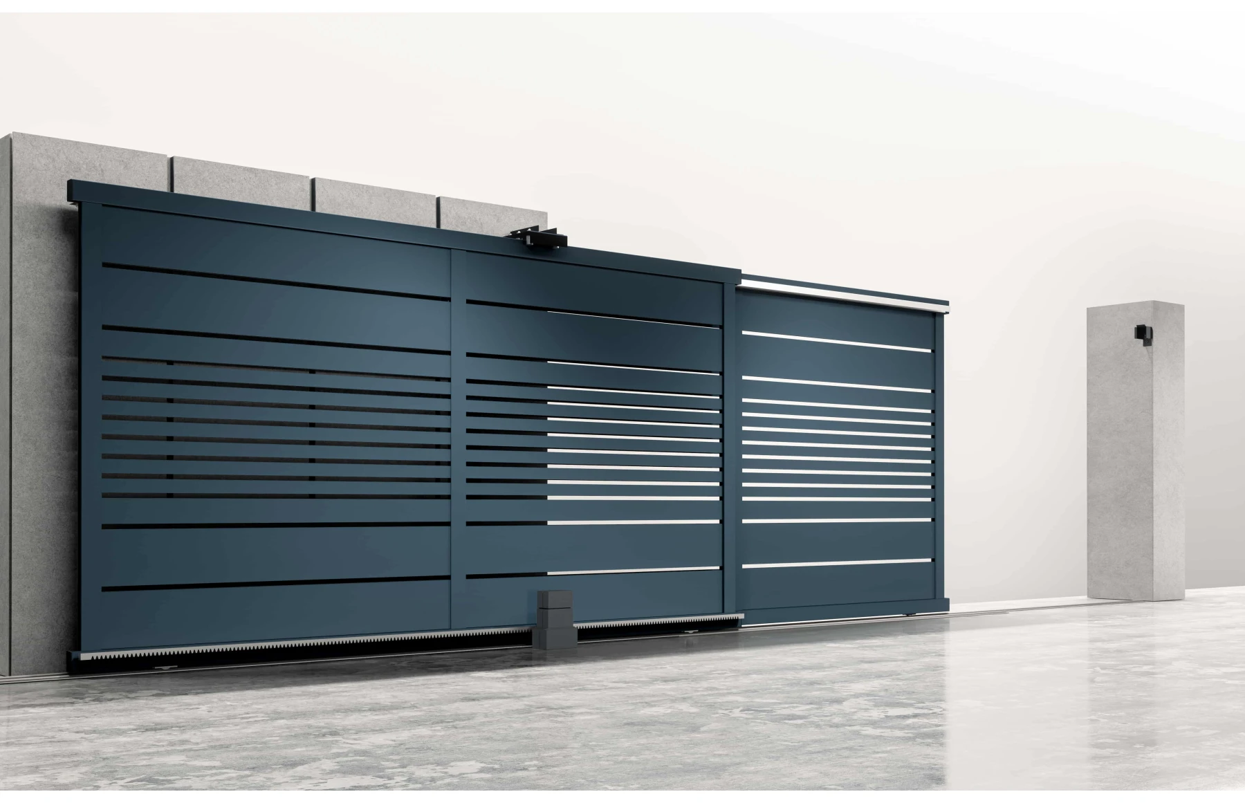 Poarta armonica telescopica, Odiseu, Aluminiu