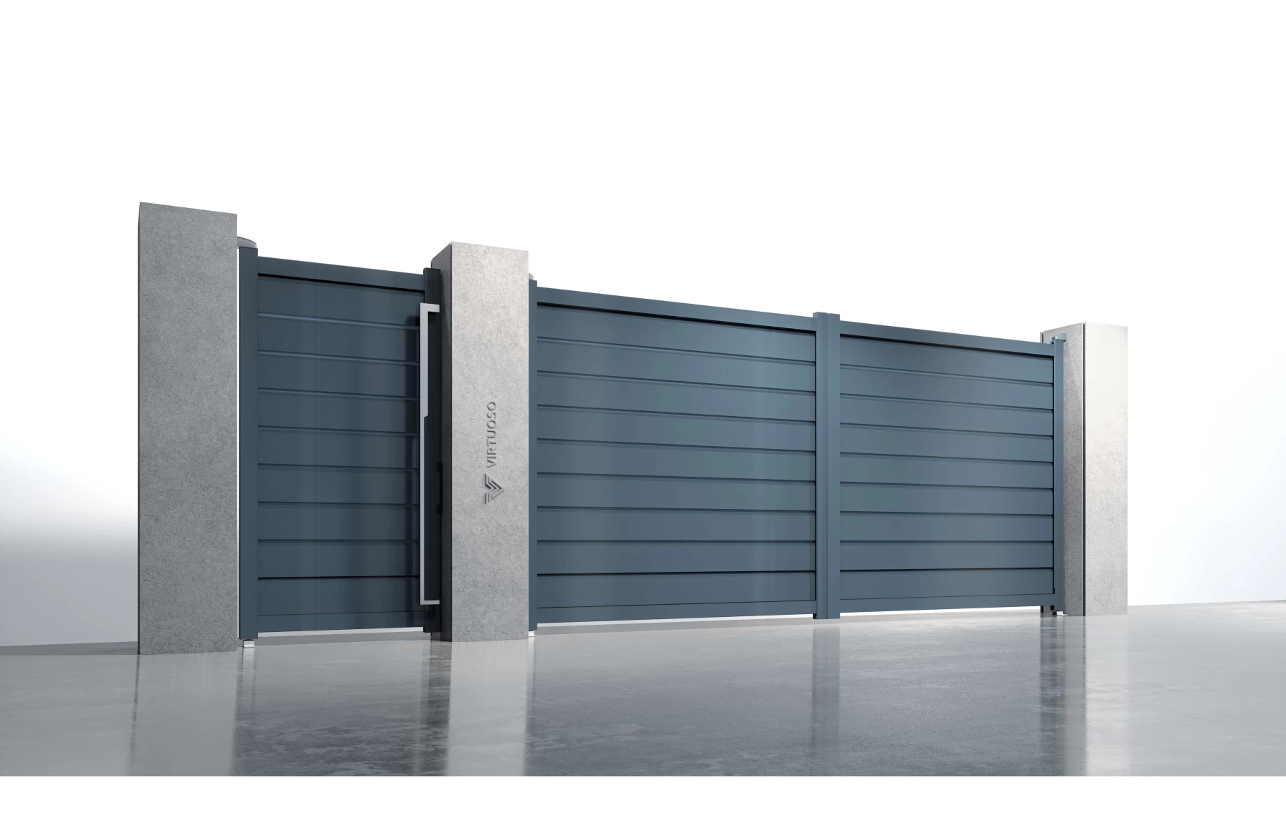 Set porti metalice din aluminiu, model Sfinx