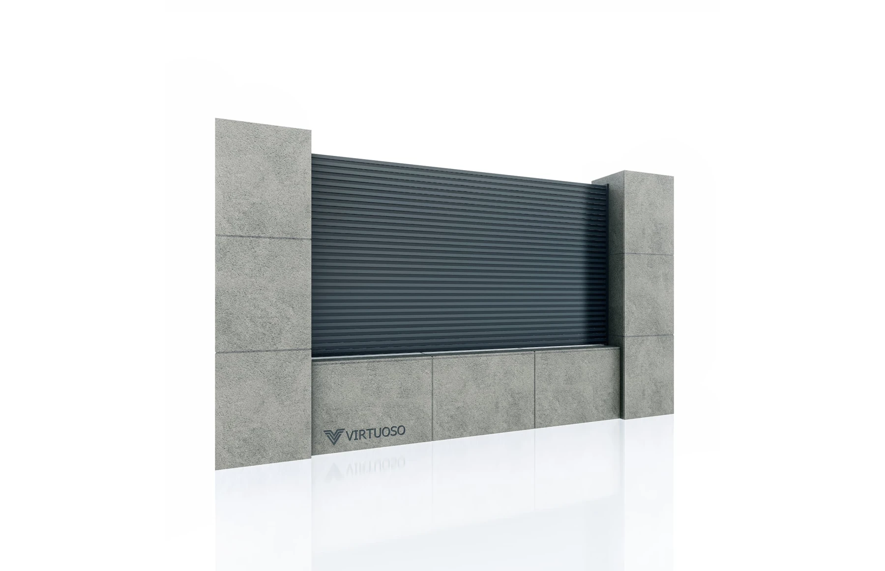 Panou gard metalic din aluminiu, model Sfinx 1500x2000mm