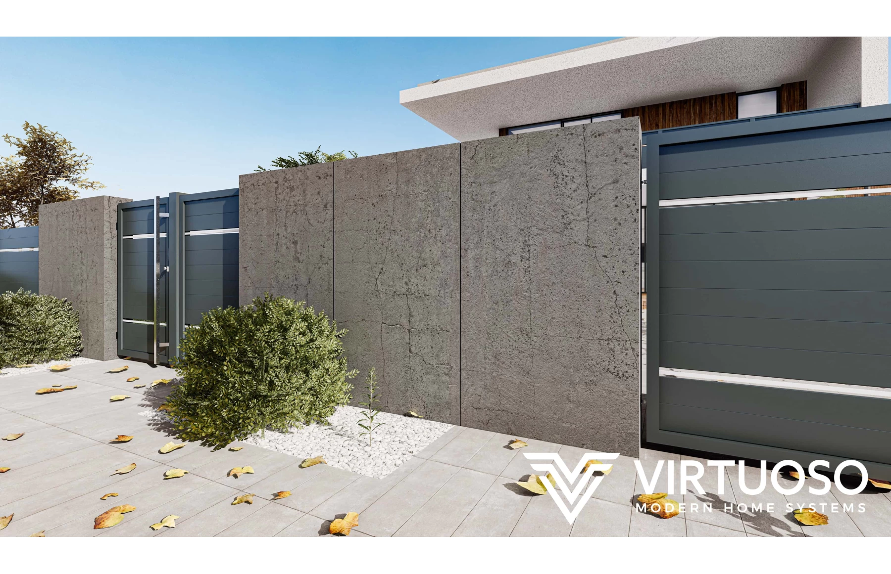 Poarta auto batanta, Hercule, Aluminiu