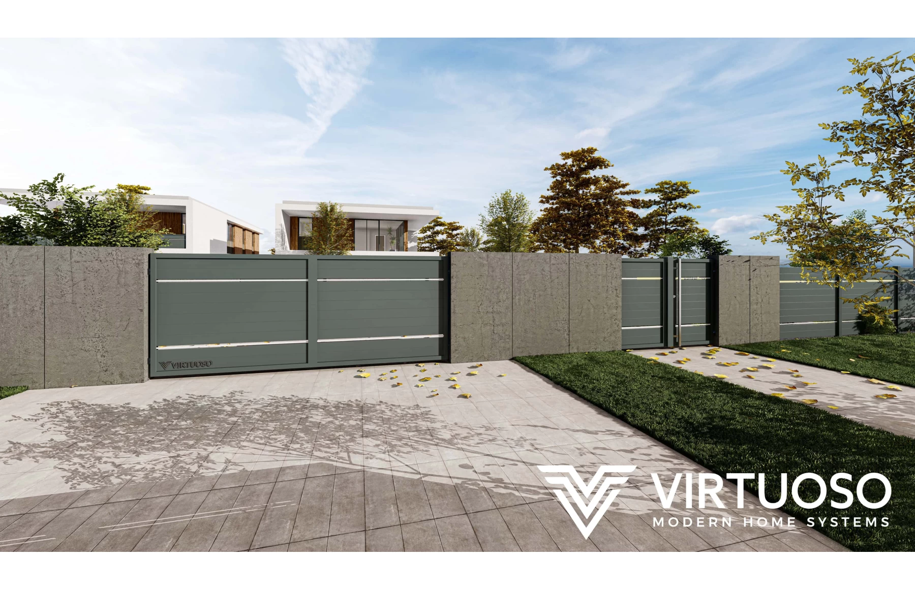 Poarta auto batanta, Hercule, Aluminiu