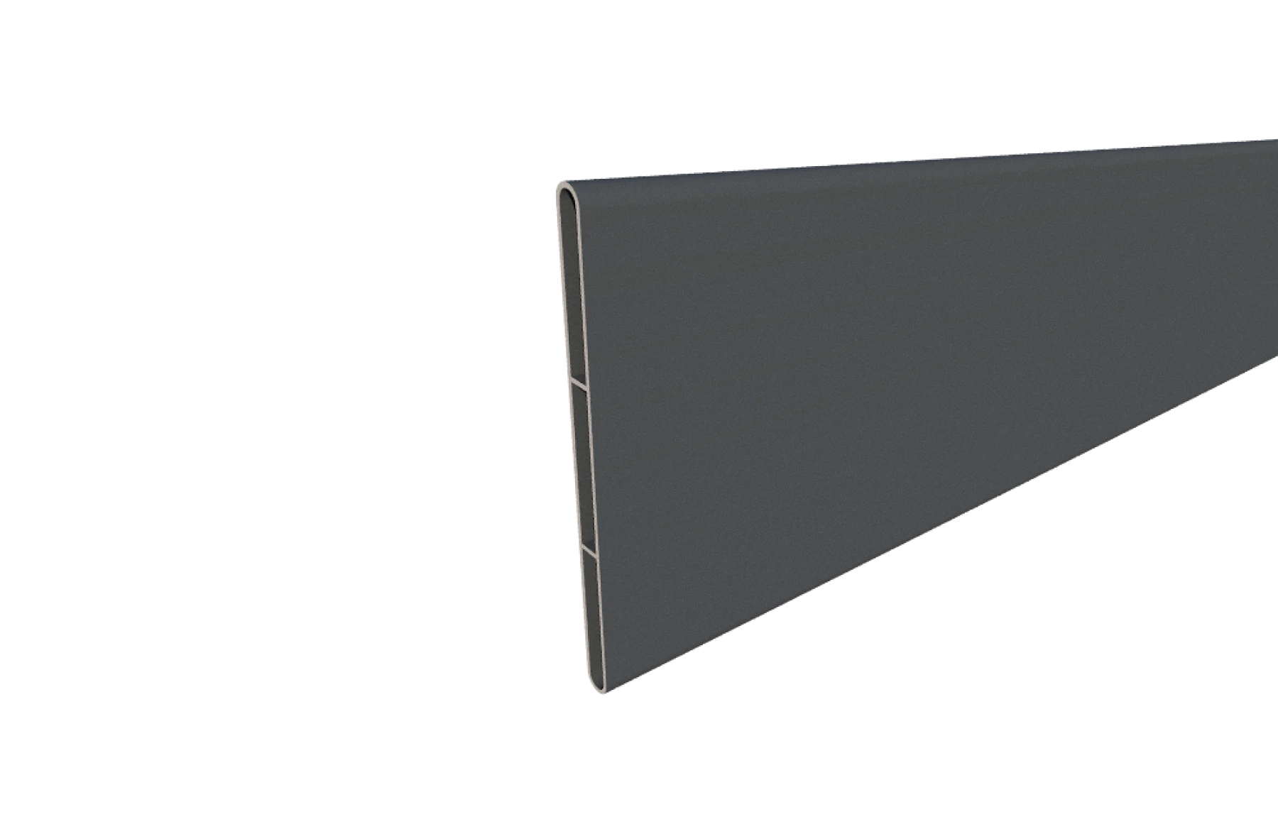 Lamela ovala, Model zeus, 120x8mm, Aluminiu