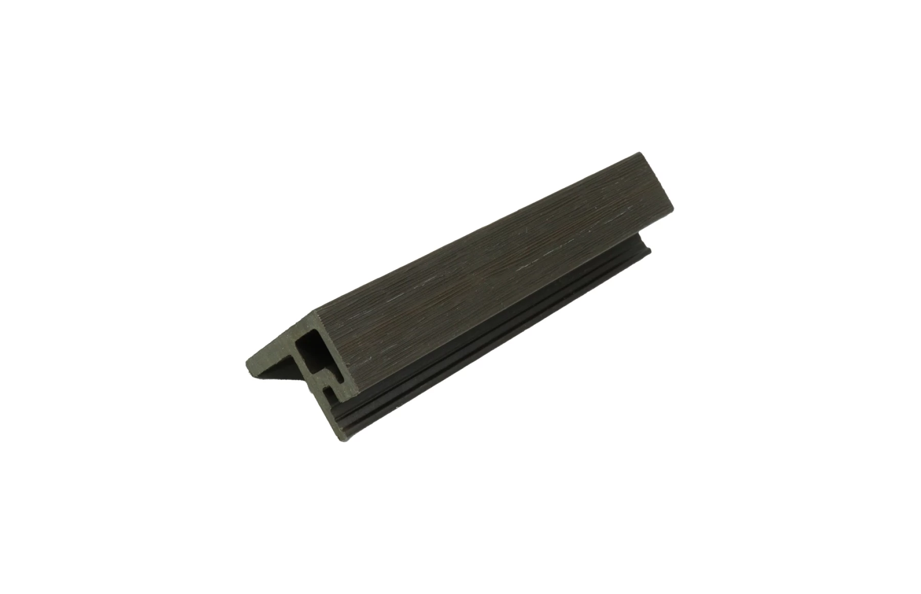 Starter coextrudat Virtuoso pentru riflaj WPC maro nuc 60-211 si 60-240, Dimensiune: 60x35mm, Lungime: 3600mm