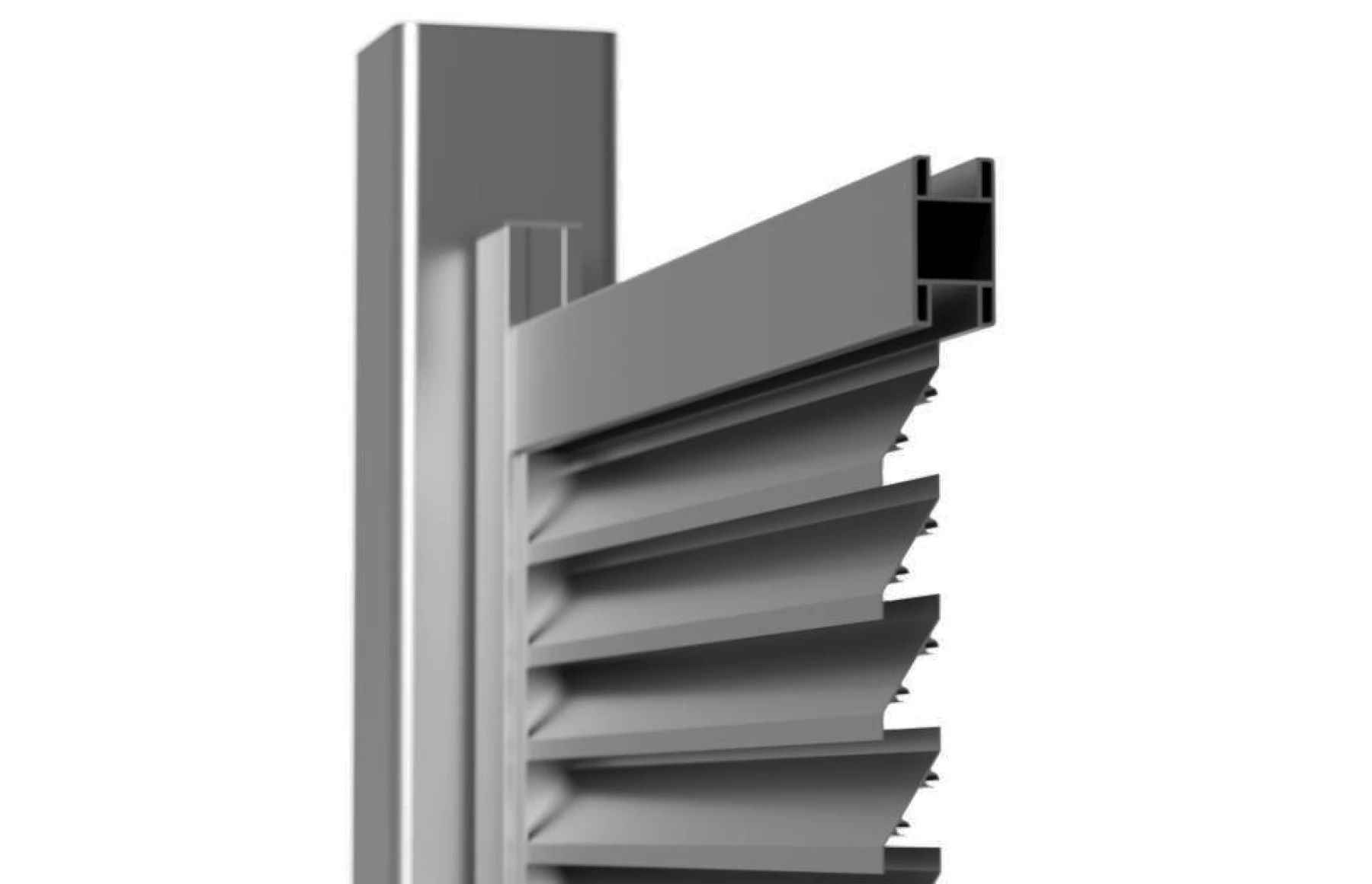 Poarta auto batanta ranforsata aluminiu 3500x1800mm, maro model Jaluzea Suprem