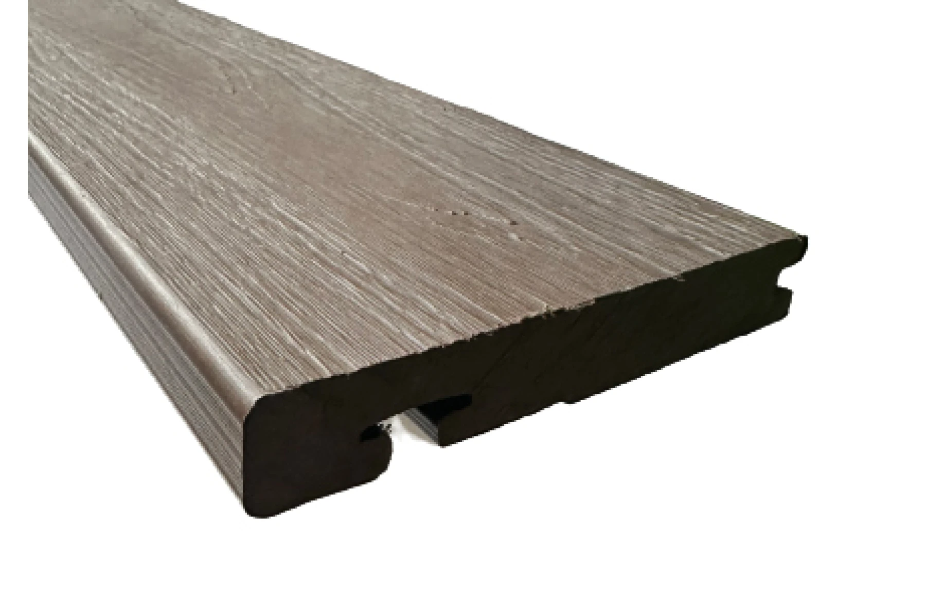 Treapta Decking WPC, model No Gap, dimensiune 138 x 22.5 mm, Lungime 4000 mm, culoare Maro